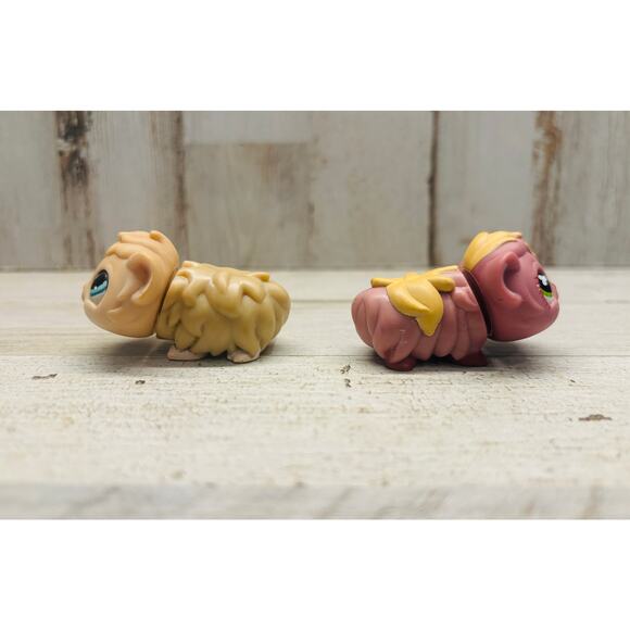 Littlest Pet Shop LPS Vintage Brown Tan Guinea Pig Lot - Picture 2 of 3